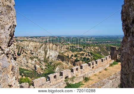 Swabian Castle of Rocca Imperiale. Calabria. Italy.