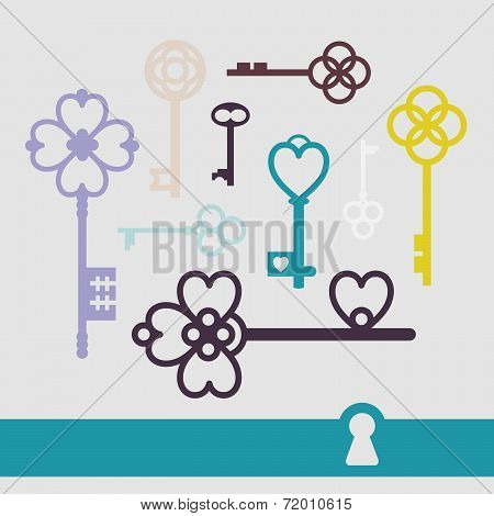 Set of Antique Keys