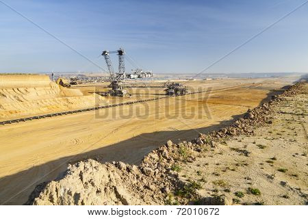 Giant Bucket Wheel Excavator