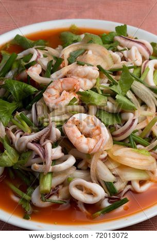 Thai Style Seafood Salad