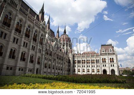 Budapest, view of parliament,Hungary