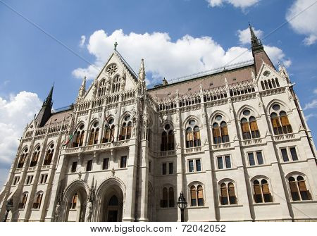 Budapest, view of parliament,Hungary