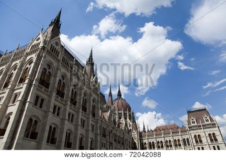 Parliament building in Budapest 