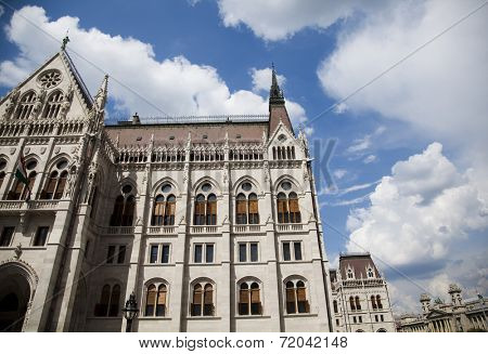 Parliament building in Budapest 