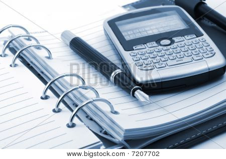 Organisator en mobiele telefoon