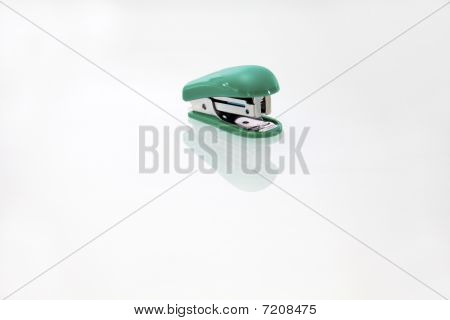 Green stapler