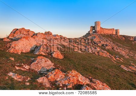 Antique Fortress Ruins. Enisala