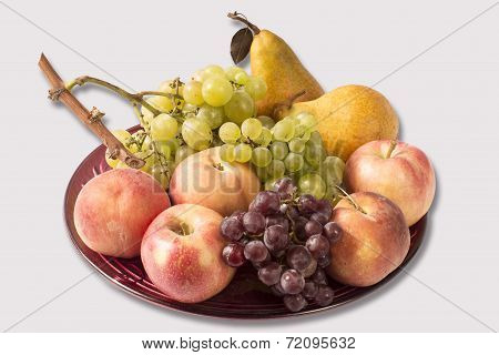 Still life with fresh fruits