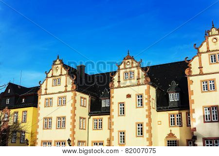 Friedberg Castle, near Bad Nauheim and Frankfurt, Hesse, Germany