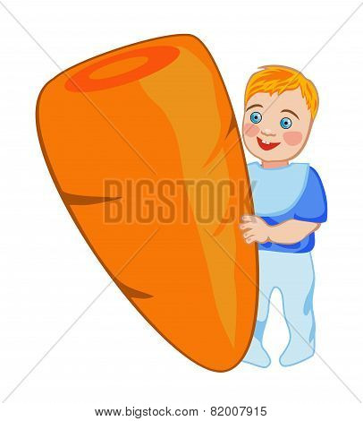 Babe Eats An Carrot