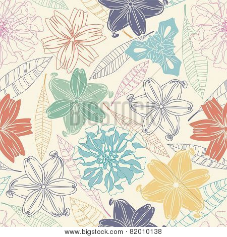 Flowers And Leaves