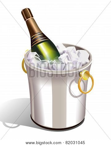 Cooler With Champagne