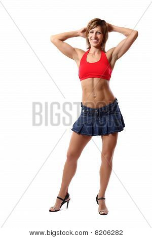 Fitness Woman In Sexy Clothes