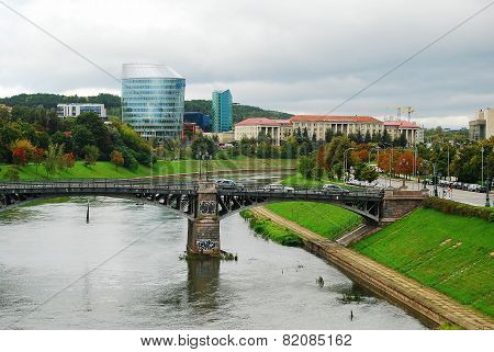 Barclays Bank Office Building And Vilnius Educology University