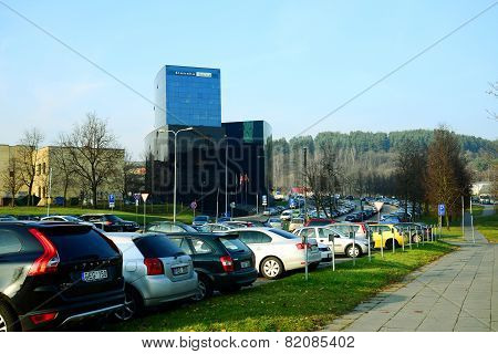 Vilnius City Danske Bank At Autumn Time On November 11, 2014