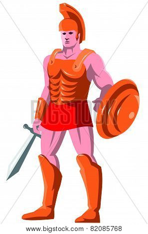 Gladiator Roman Centurion Warrior Standing