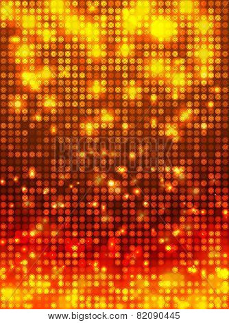fire disco mosaic background
