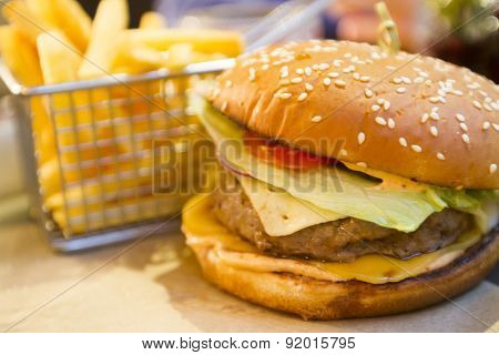Classic Burger, Close Up