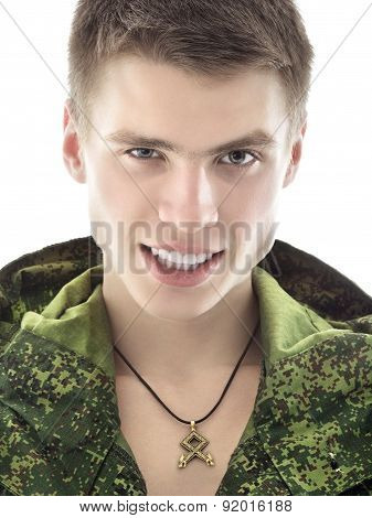Military Man Portrait