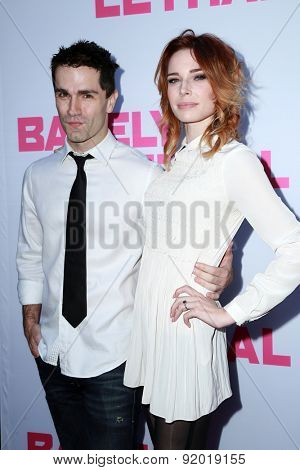 LOS ANGELES - MAY 27:  Samuel Witwer, Chloe Dykstra at the 