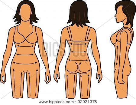 Woman mannequin slimming underwear torso