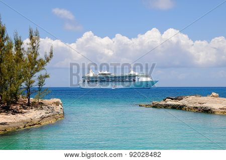 Anchored Ship