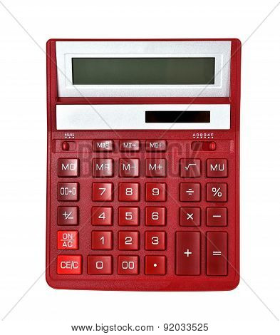 Red Calculator
