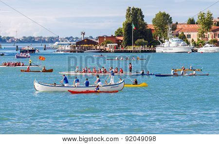 Italy. Venice. Vogalonga Regatta.