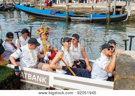 Italy. Venice. Vogalonga Regatta.