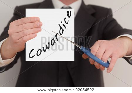 Cowardice, Determined Man Healing Bad Emotions