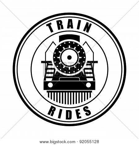 train design over white background vector illustration