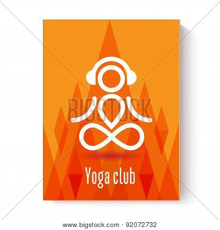 Yoga design concept