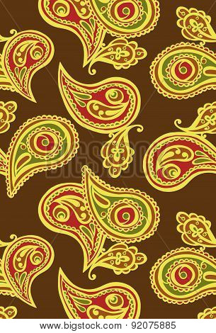 Paisley. Vector seamless illustration.