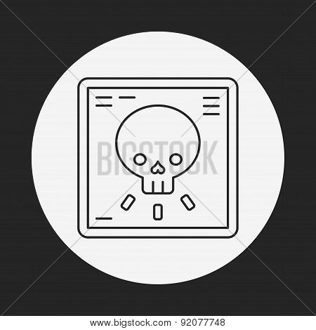 X-rays Line Icon