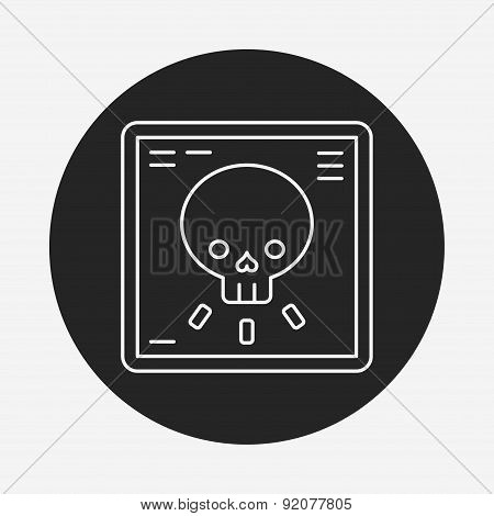 X-rays Line Icon