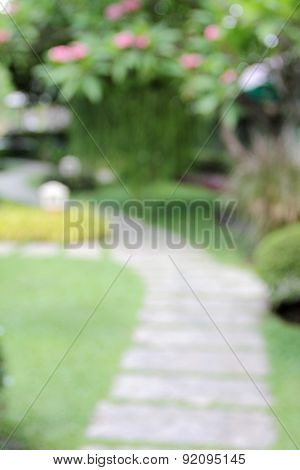 Blur Garden Park Nature Tree