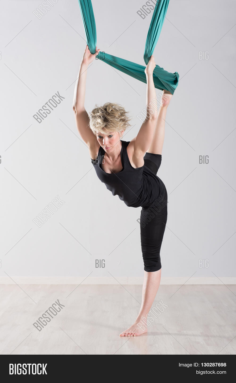 Woman Stretching Legs Image Photo Free Trial Bigstock