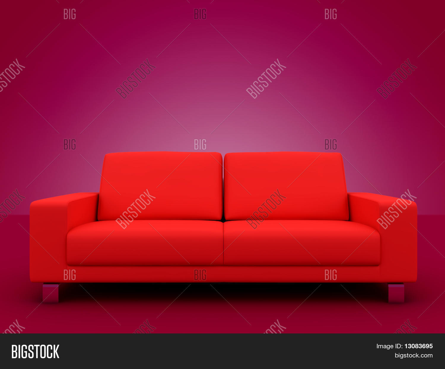 Elegant Red Sofa Chair Image & Photo (Free Trial) Bigstock