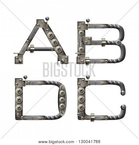 Metal alphabet