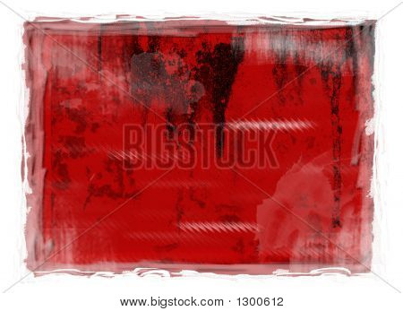 红色 Grunge 背景