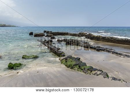 Old Warf At Ho'okena Beach Park