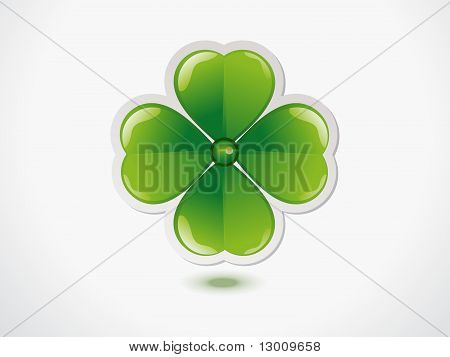 Abstrakti vihreä St Patriks neilikka
