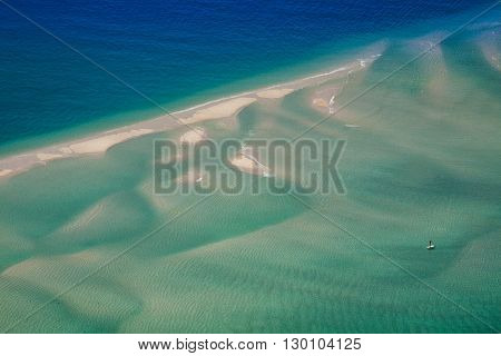 View of the beautiful coastal landscapes of the Arrabida region located on Setubal Portugal.