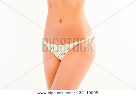 Close Up Photo Of Attractive White Women's Panties