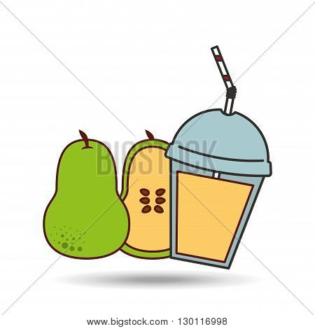 smothie fruit design, vector illustration eps10 graphic