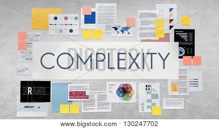 Complexity Confuse Complicated Disorder Intricate Concept