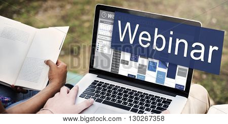Webinar Website Online Internet Netwotking Concept