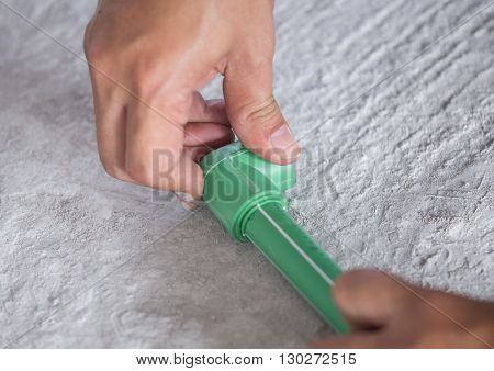 Ppr Plumbing Pipe Connection On Hands.