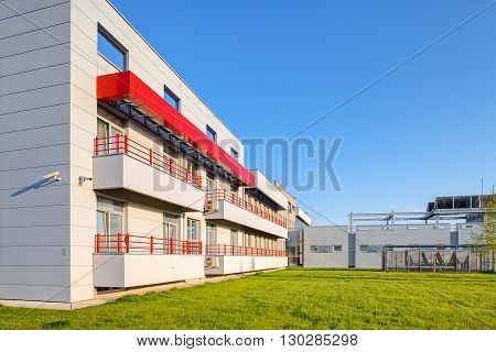 Modern Building In Exterior