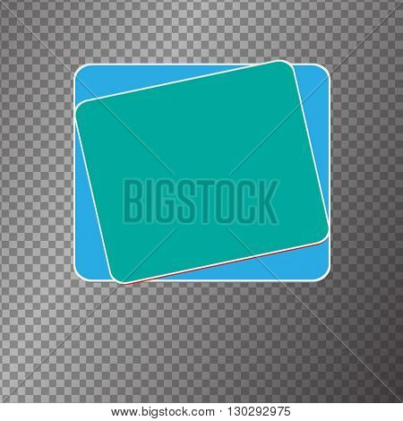 Vector  isolated moder banner icon buble speesh illustration